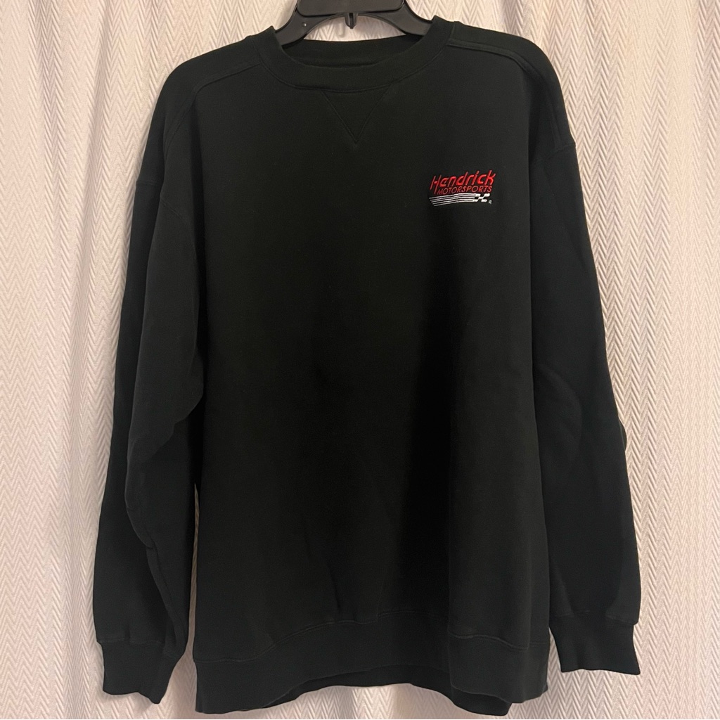 Hendrick Motorsports Black Sweatshirt With Team Logo Racing Nascar Xl
